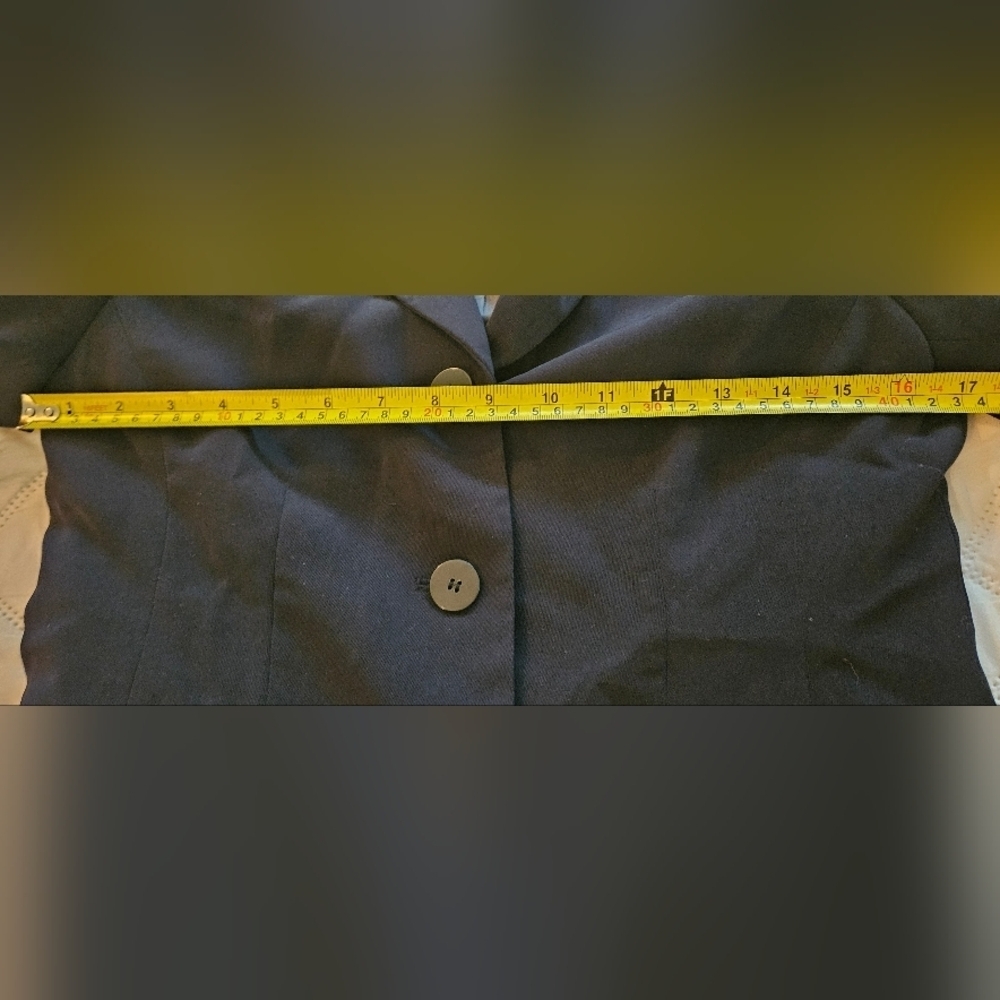 🌟 NWOT Classic Black Matching Suit Set Blazor And Pants 🌟 - Picture 4 of 11